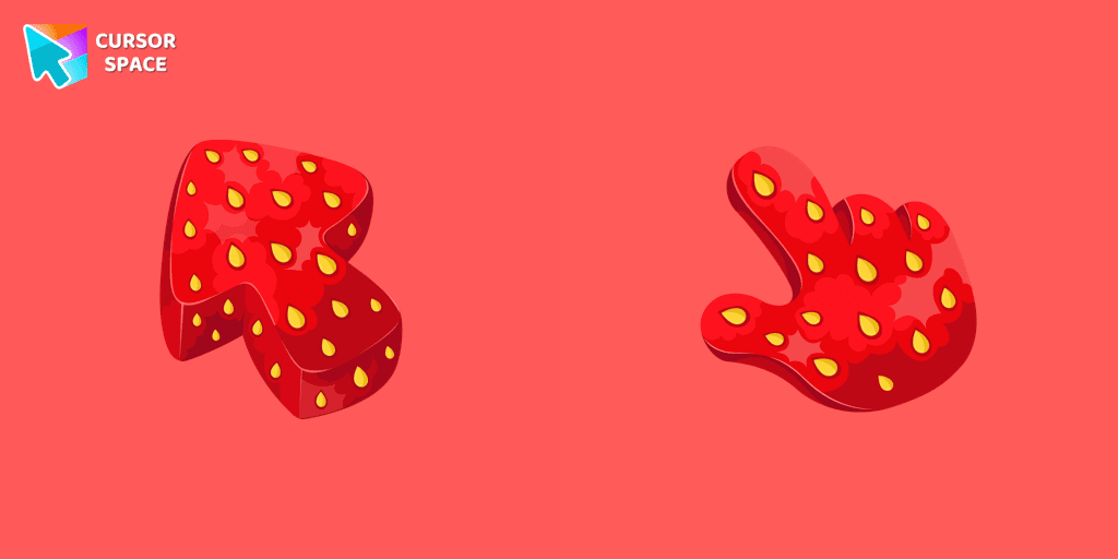 Strawberry Texture cursor